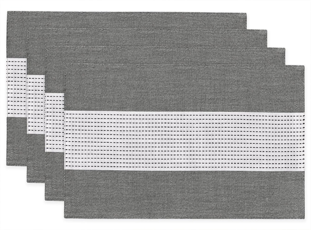 Wracra Linen Table Runner, Stripe Table Runners 72 Inches Sage Green