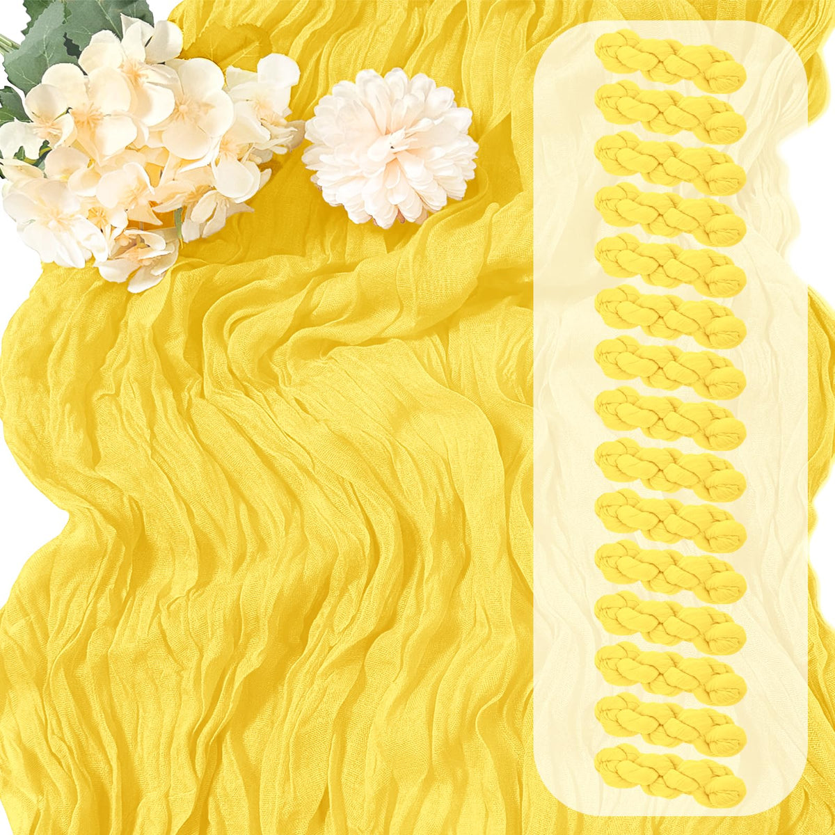 15 Pack Dusty Blue Cheesecloth Table Runner 17 x 108 inch Cheese Cloth Table Runners 9ft Blue Table Runner Rustic Romantic Sheer Gauze Runner for Wedding Party Baby Shower Table Decoration