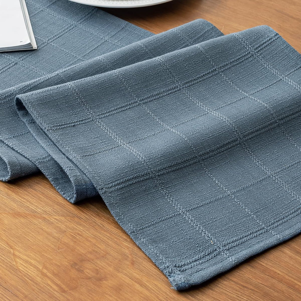 Linen Textured Table Runner, Ivory Table Runners 72 Inches Long