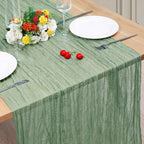 12 Pack Cheesecloth Table Runner, Runner Gauze Boho Wedding Decor Romantic Table Runner for Wedding Birthday Party(35" x 118") (Terracotta)