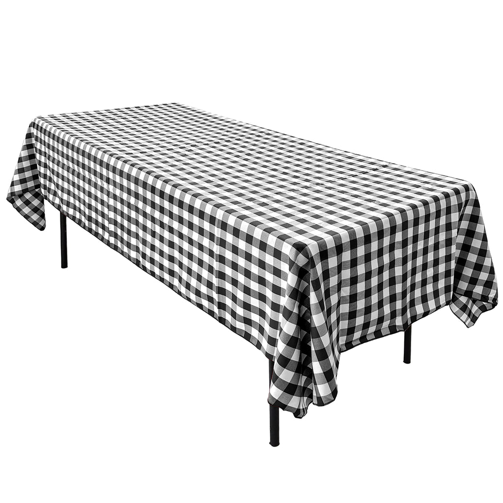 AK TRADING CO. 60 x 102-Inch Rectangular Polyester Tablecloth - Made in USA - Wrinkle-Resistant, Flame Retardant, Durable Party Table Cover, Banquet Tablecloth, Wedding Table Cover - Light Blue