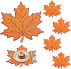 Alphatool Fall Placemats Set of 6 for Thanksgiving Table Decor