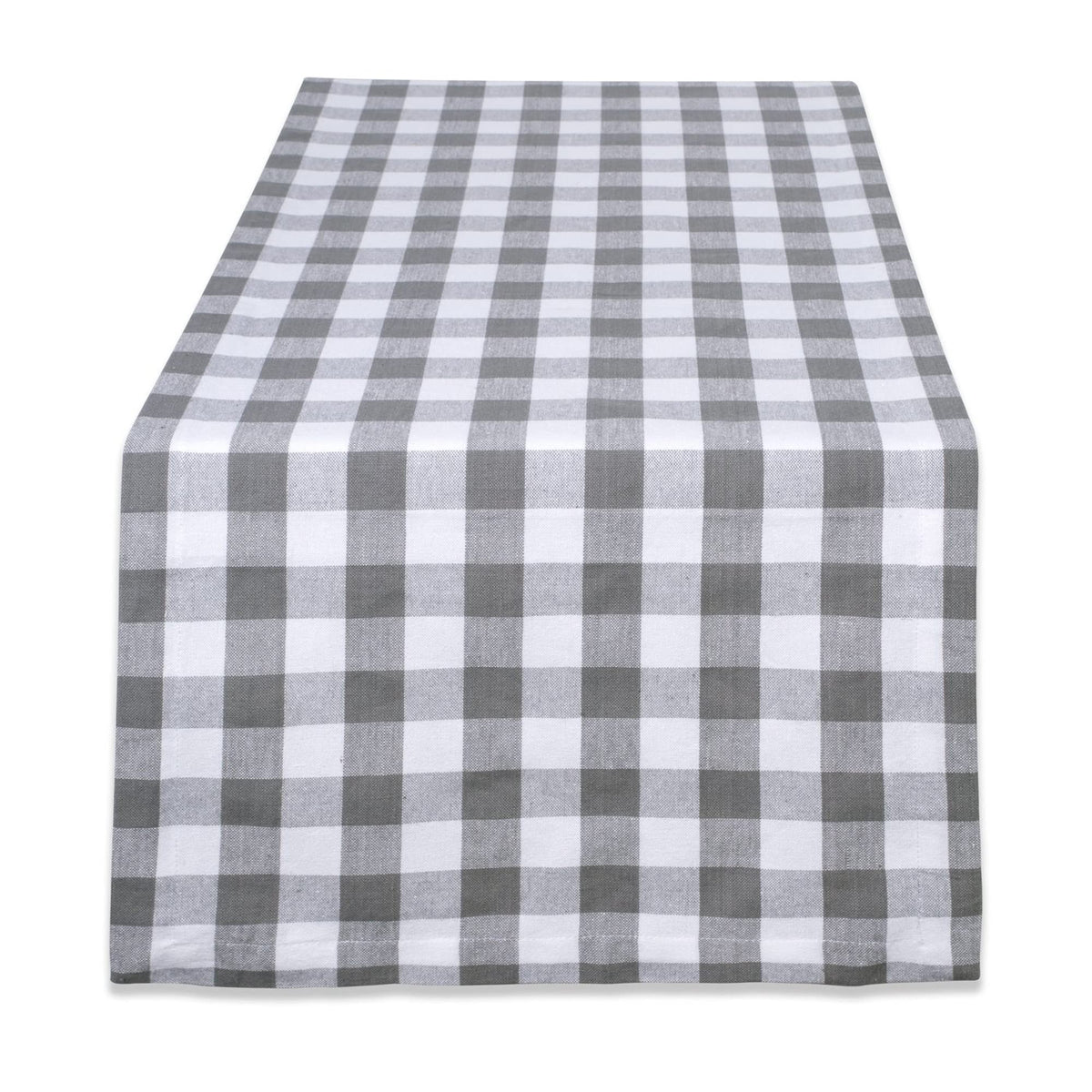 DII Checkered Tabletop Collection 100% Cotton, Machine Washable, Tablecloth, 60x84, Red