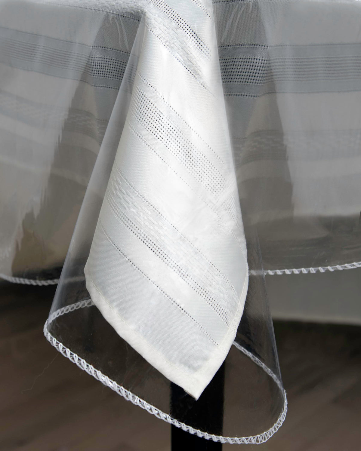 Broder Heavy Duty Clear Plastic Table Cover Protector Rectangle 60x108 – Waterproof, Oil Proof, Wipeable Vinyl Tablecloth Protector, Thick PVC, for Dining Room, Kitchen, Desk, Office, Everyday Use