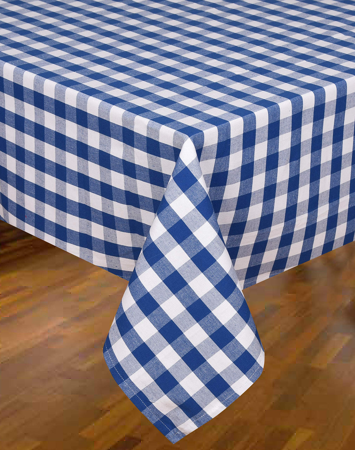 Urban Villa Tablecloth Cotton Tabletop 60x84 (6-8 Seats) White
