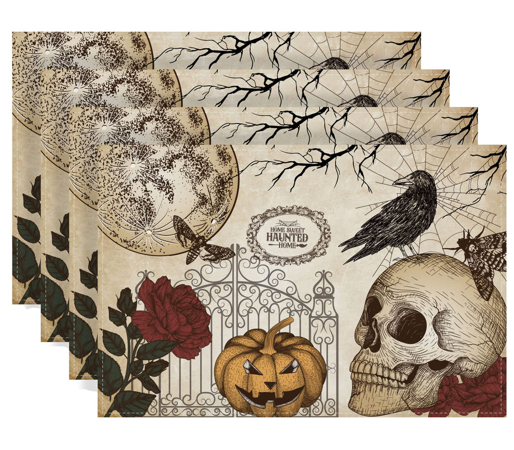 Rvsticty Fall Table Runner,Autumn Thanksgiving Decorations for Home Decor