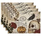 Rvsticty Fall Table Runner,Autumn Thanksgiving Decorations for Home Decor