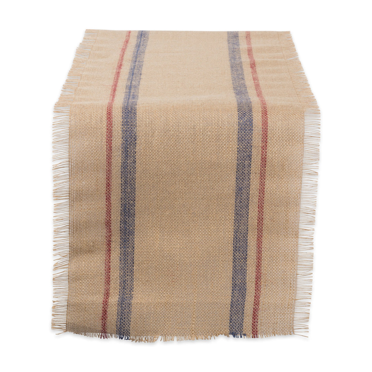 DII Jute Burlap Collection Kitchen Tabletop, Placemat Set, 13x19, Solid Natural, 6 Count