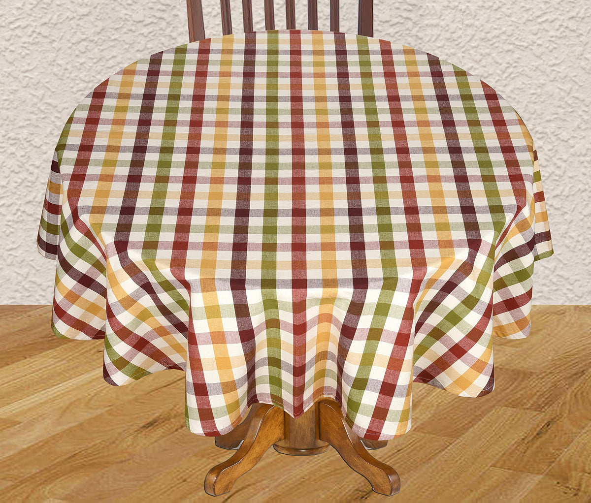 Urban Villa Tablecloth Cotton Tabletop 60x84 (6-8 Seats) White