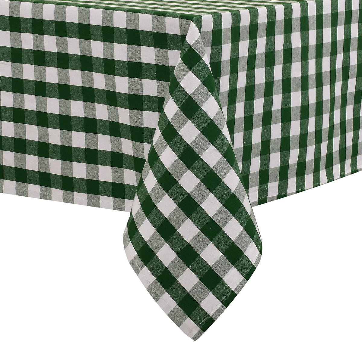 Urban Villa Tablecloth Cotton Tabletop 60x84 (6-8 Seats) White