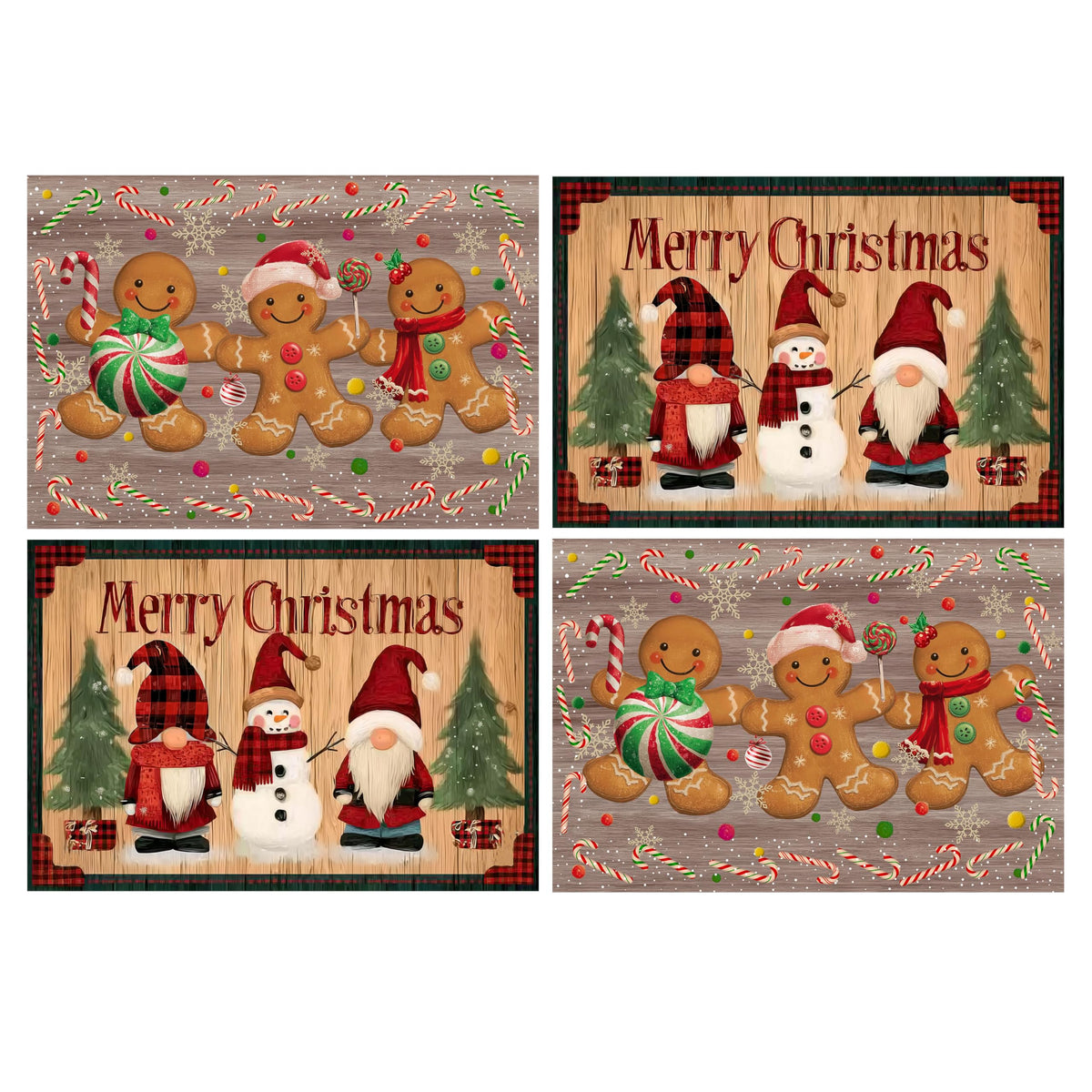 Tropical Palm Tree Placemats Set of 4 Washable Table Place Mats for Dining Kitchen Party Decor