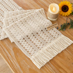 Keketoarrange Boho Macrame Table Runner 12x72 Inch
