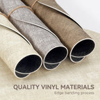 NCUE 13" Faux Leather Round Placemats Set of 6, Reversible Dual-Color