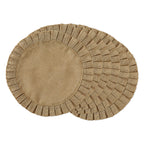 DII Jute Burlap Collection Kitchen Tabletop, Placemat Set, 13x19, Solid Natural, 6 Count