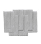 Solino Home 100% Pure Linen Placemats Green Hemstitch, 14 x 19 in, Set of 4