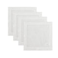 Solino Home 100% Pure Linen Placemats Green Hemstitch, 14 x 19 in, Set of 4
