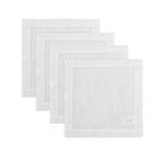 Solino Home 100% Pure Linen Placemats Green Hemstitch, 14 x 19 in, Set of 4